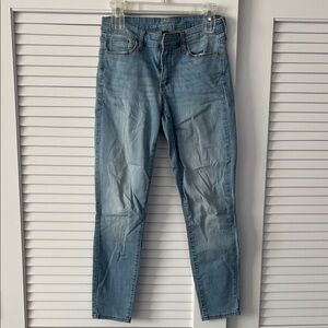 Universal Thread Light Blue Denim Jeans with Gold Stitching